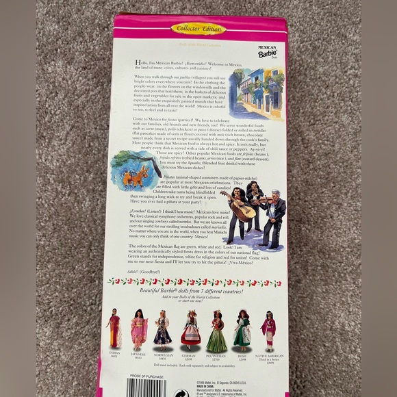 Vintage Mexican Barbie - Picture 3 of 3